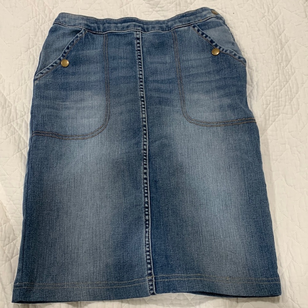 Sussan blue denim skirt size 8